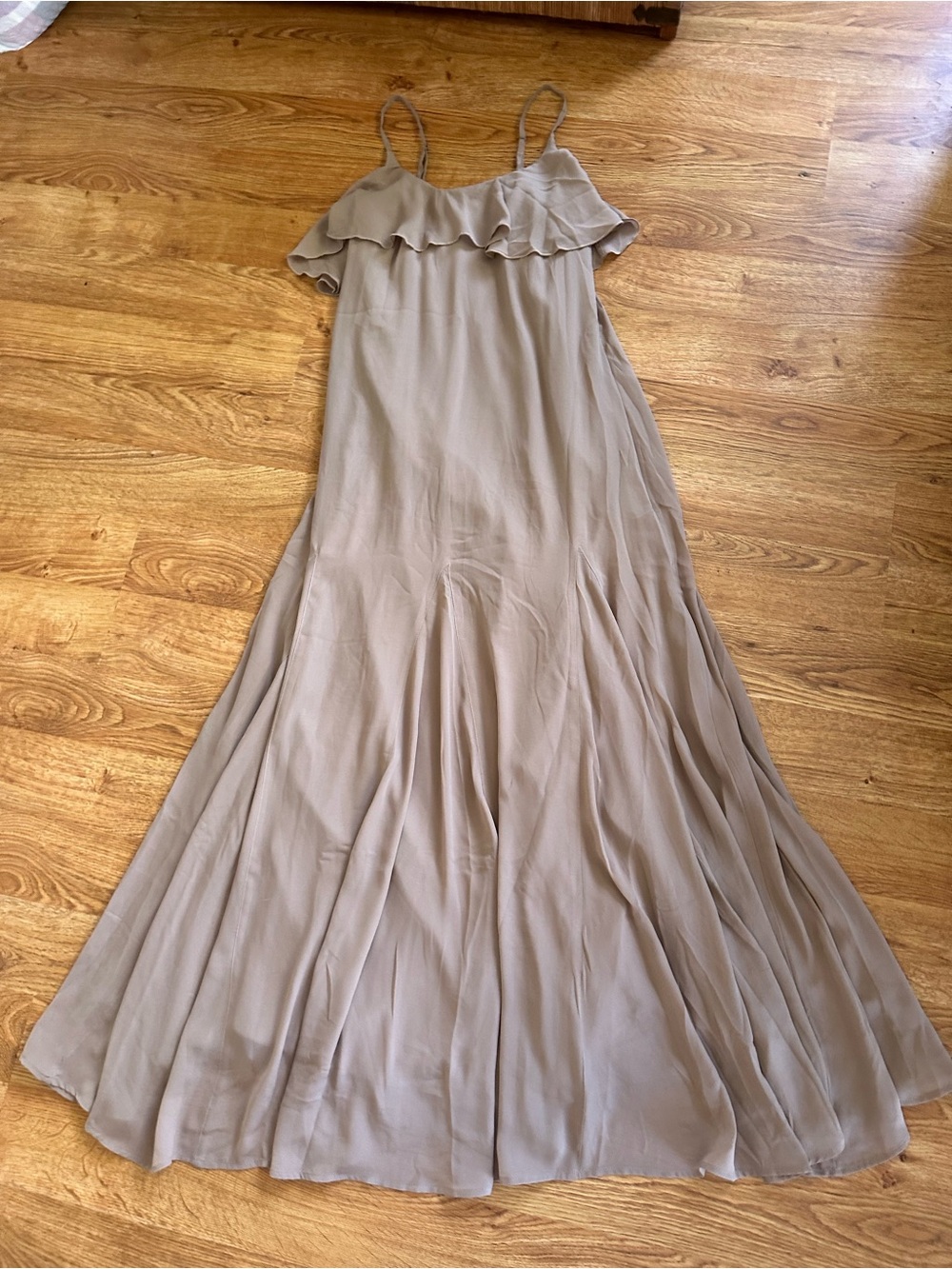 NWOT Abercrombie & Fitch Tan Maxi Dress XXS